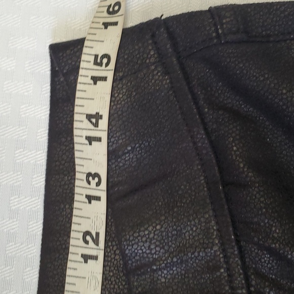 Jen 7 women faux leather pull on pants size 12 - Picture 5 of 13